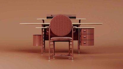 Frank Lloyd Wright Steelcase Furniture collection