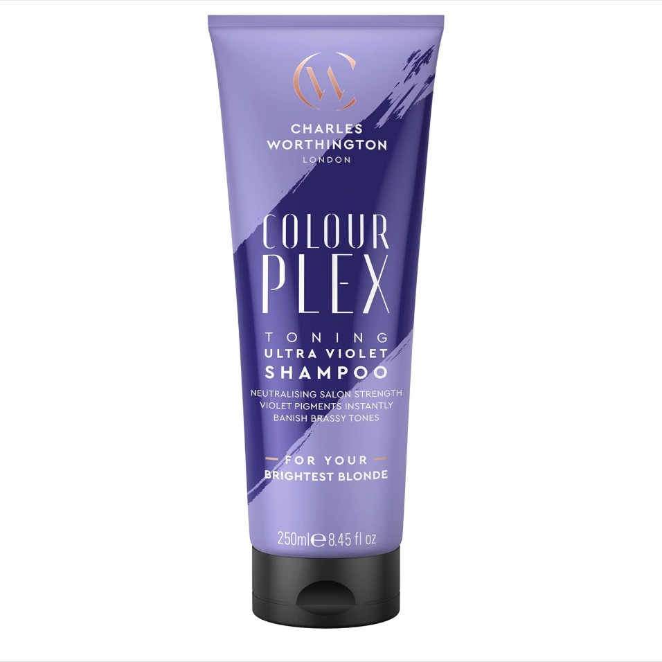 Charles Worthington, Charles Worthington Colour Plex &amp;Tau;&amp;omicron;ni&amp;iota;ng Ultra Violet Shampoo 250ml