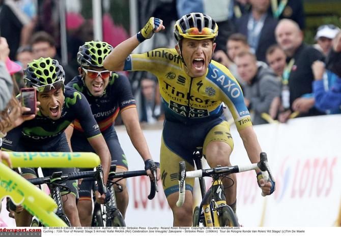 Rafal Majka (Tinkoff-Saxo) is one happy man