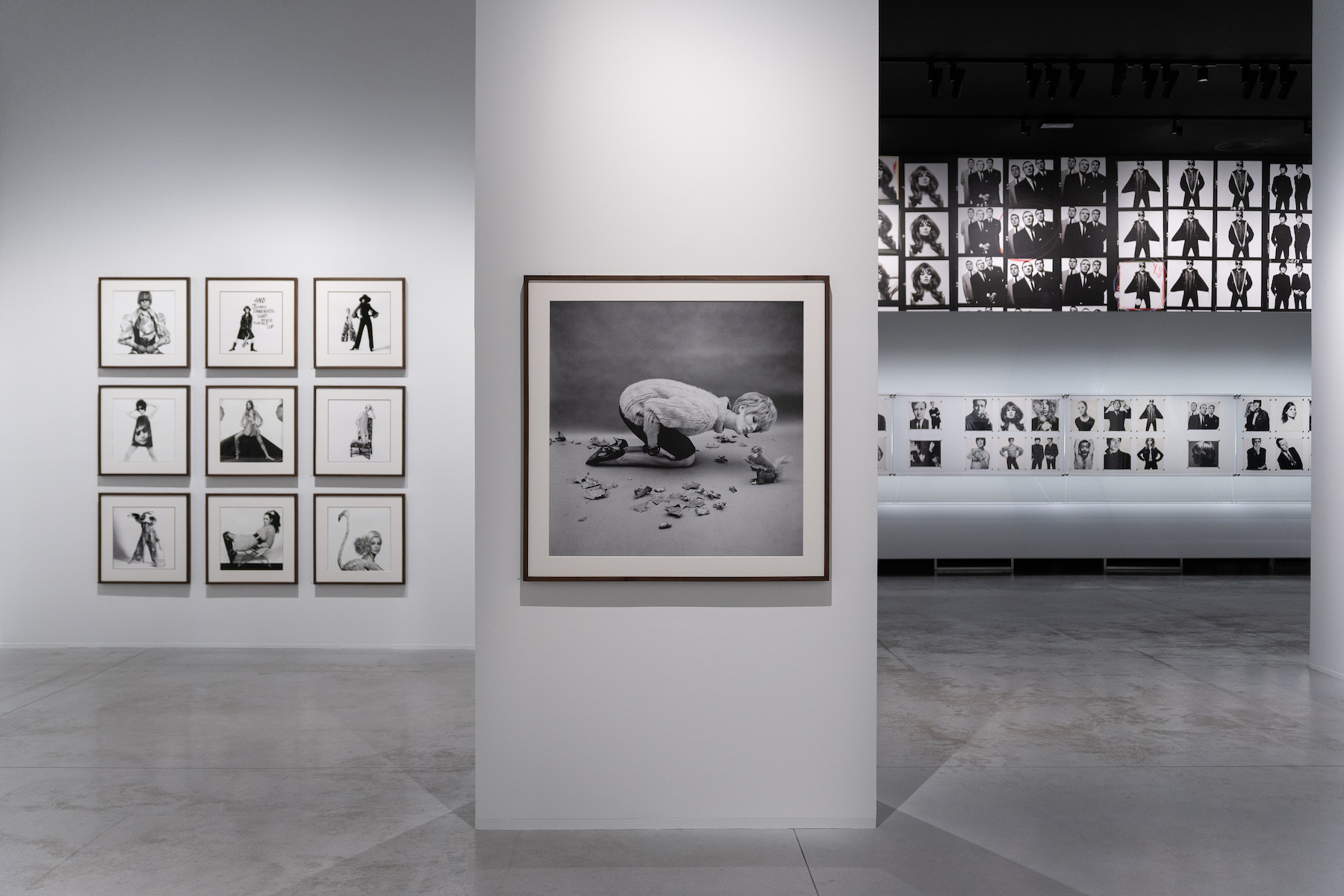 Exhibition View David Bailey's Changing Fashion Retrospective MOP Foundation Spain