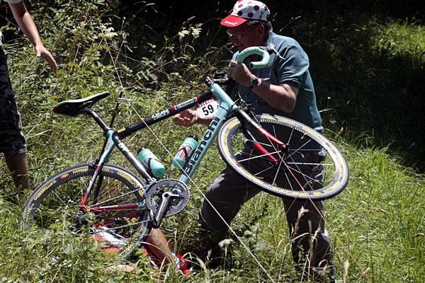 Paolo Longo Borghini (Barloworld) had better days in the Tour than stage 11.