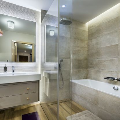Pros reveal how to fit a shower and bath in a small bathroom | Real Homes