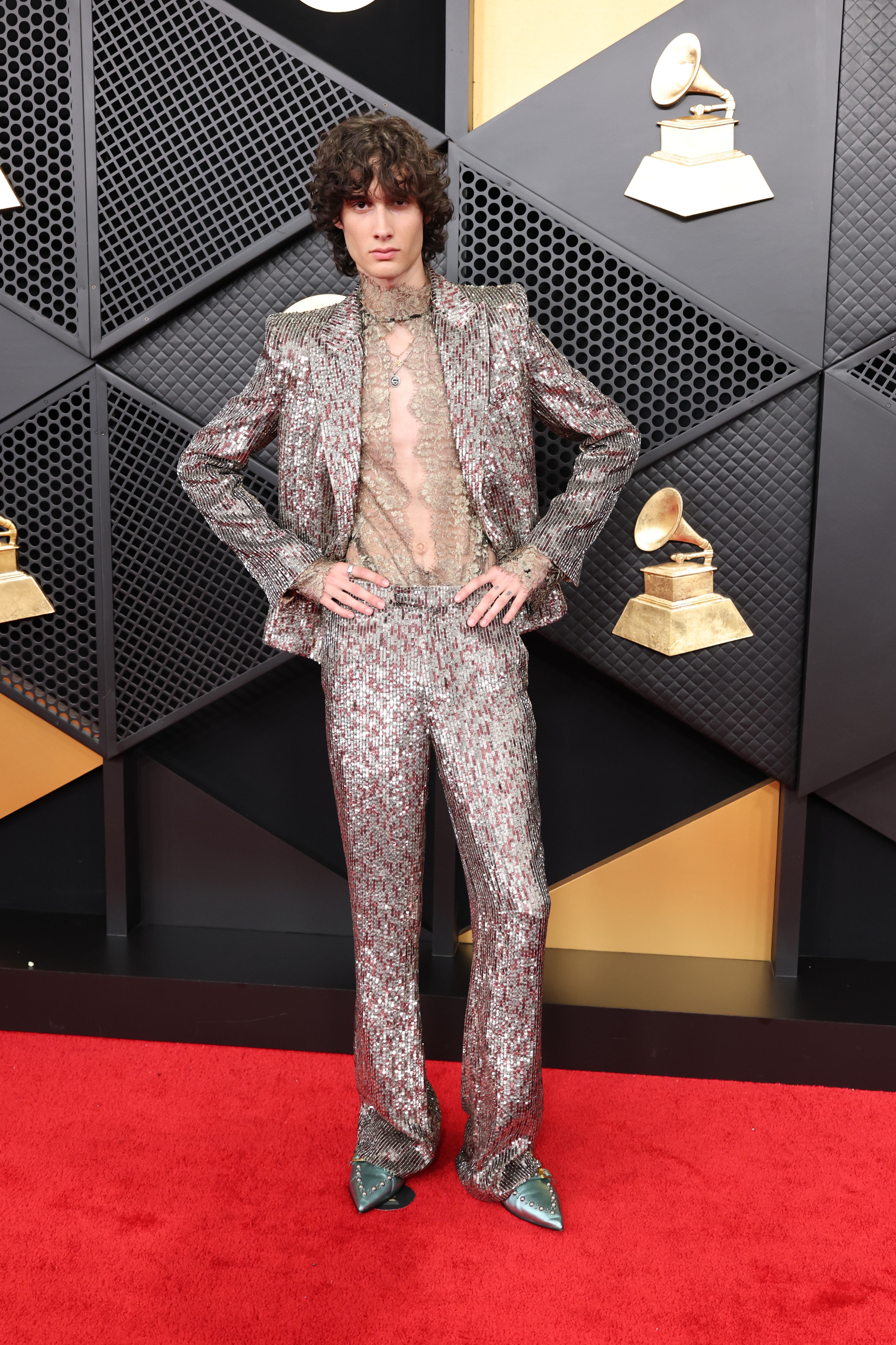Grammy Awards 2026 Sombr Red Carpet