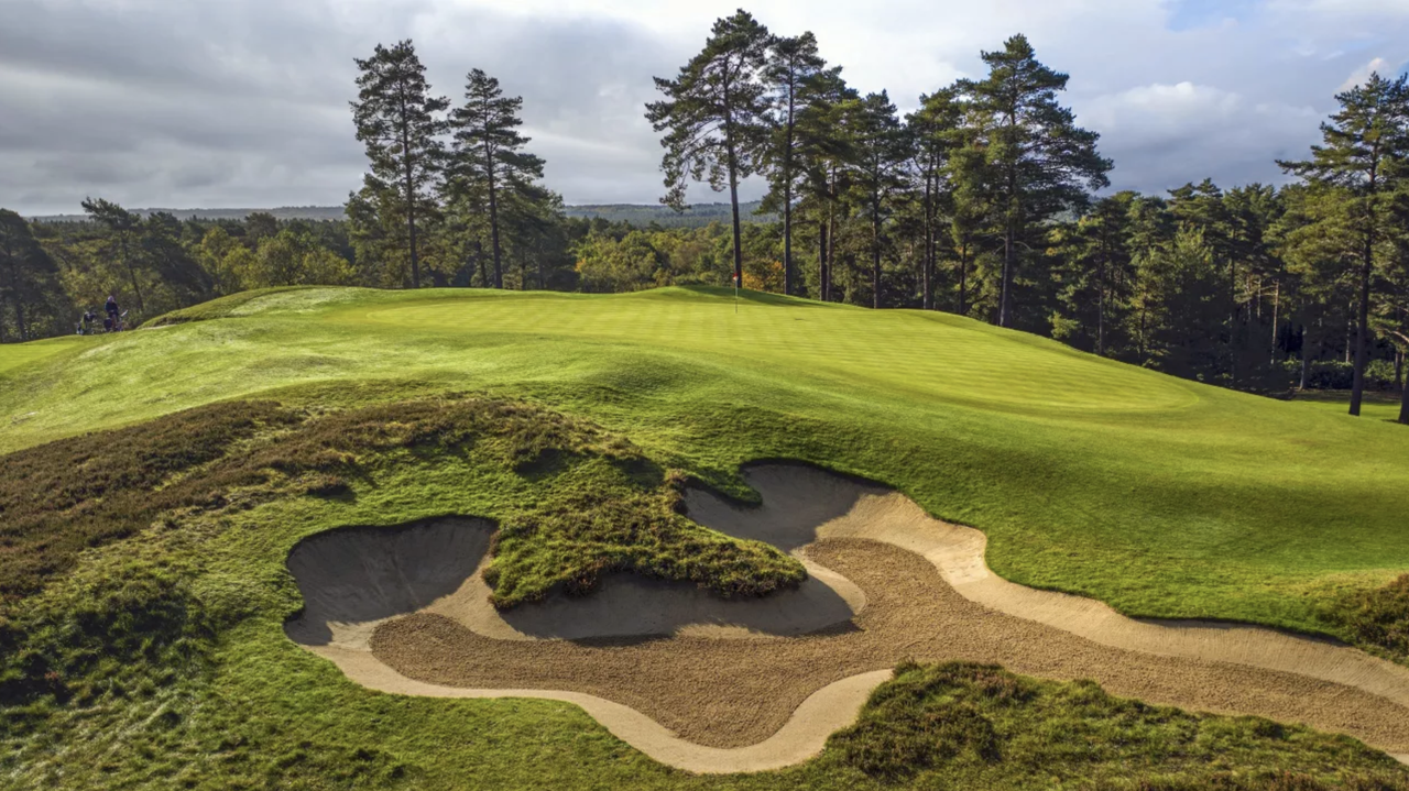The Berkshire GC Red Course par-3 10th hole pictured