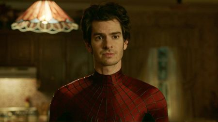 Andrew Garfield's return as Peter Park Spider-Man in Spider-Man: No Way Home (2021).