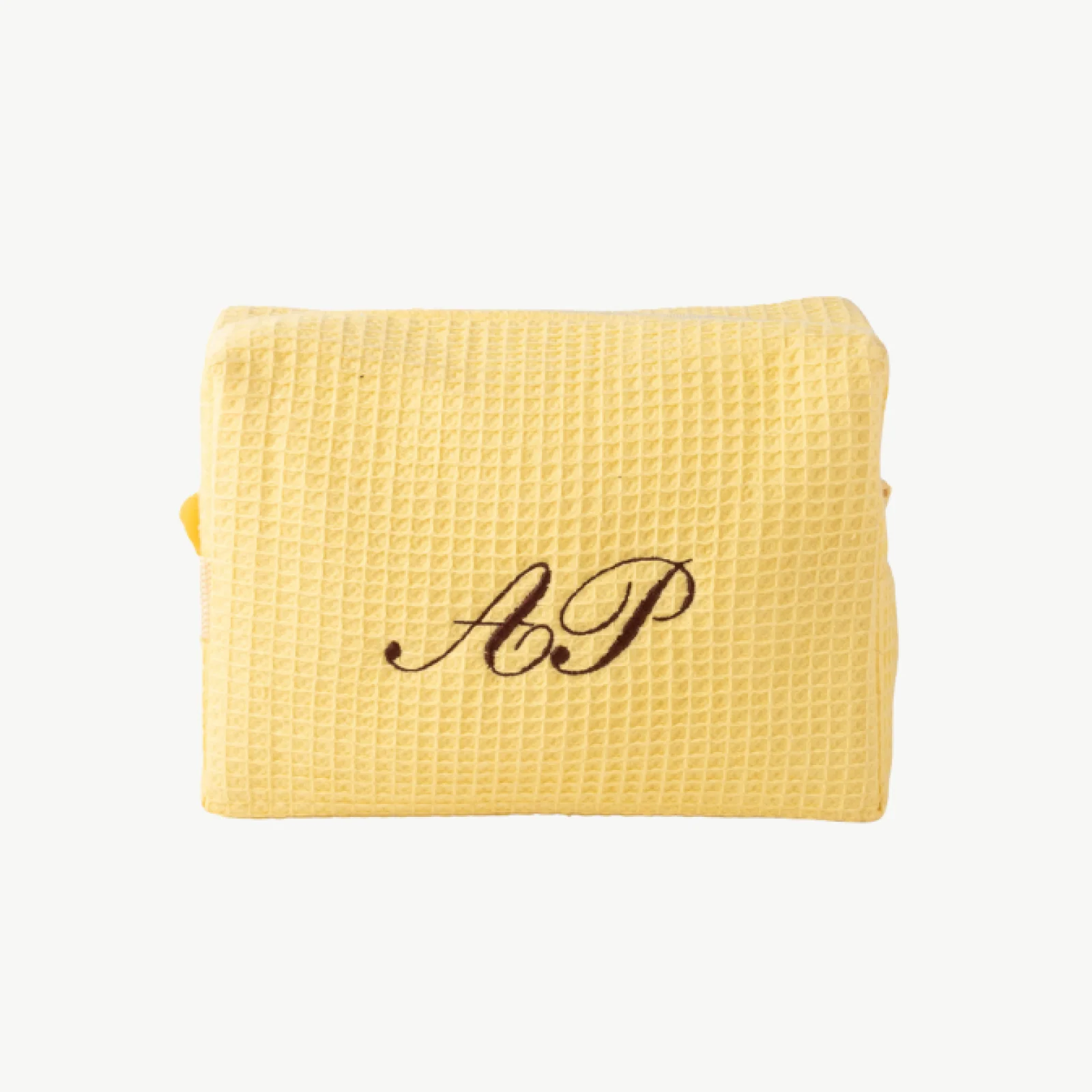 Abbode, Classic Monogram Waffle Pouch