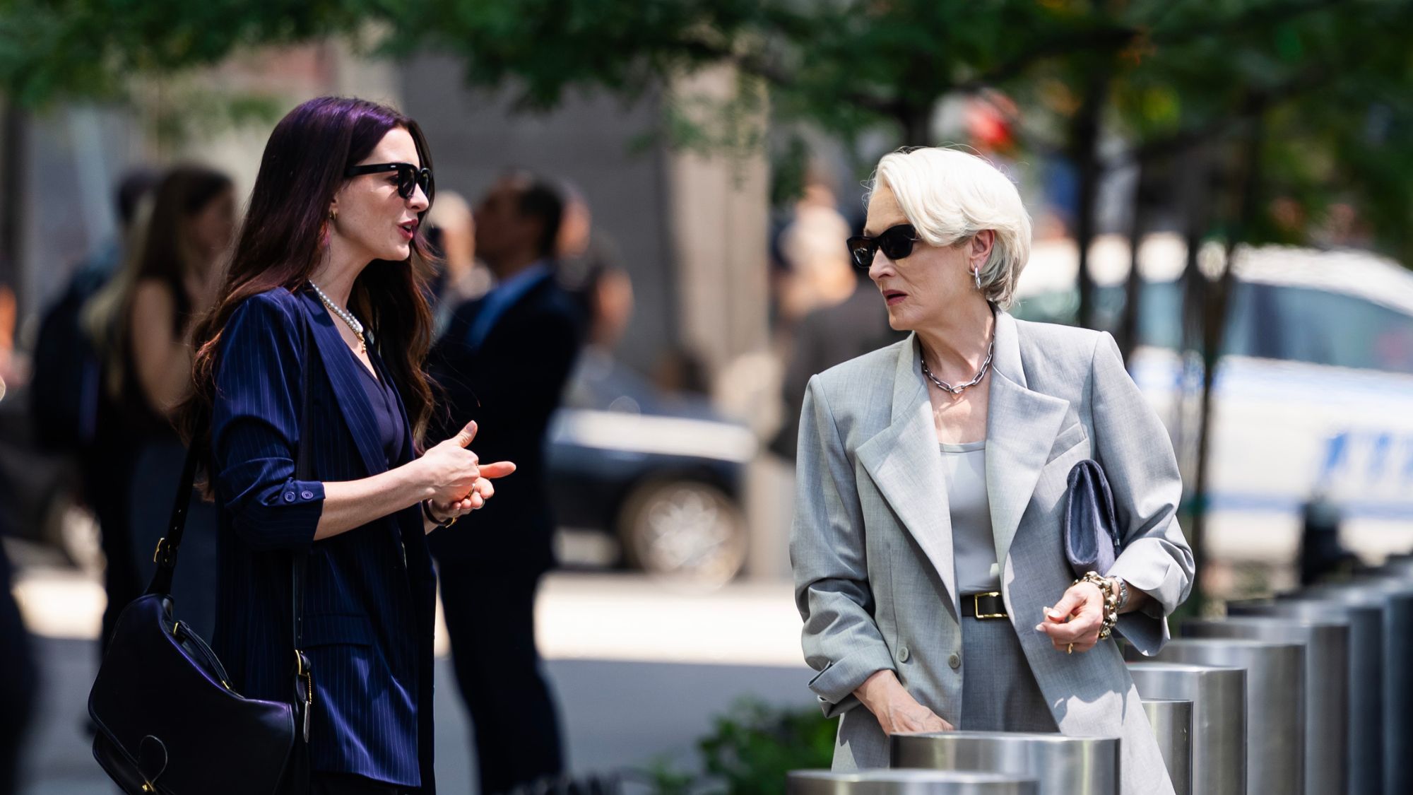 Anne Hathaway and Meryl Streep film 'The Devil Wears Prada 2'