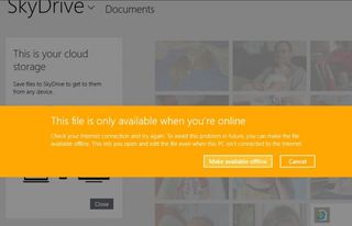 SkyDrive Doesn’t Store All Files Offline