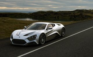 Zenvo ST1 supercar on the road