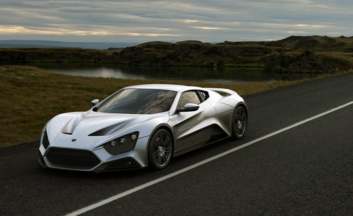 Zenvo ST1 supercar on the road