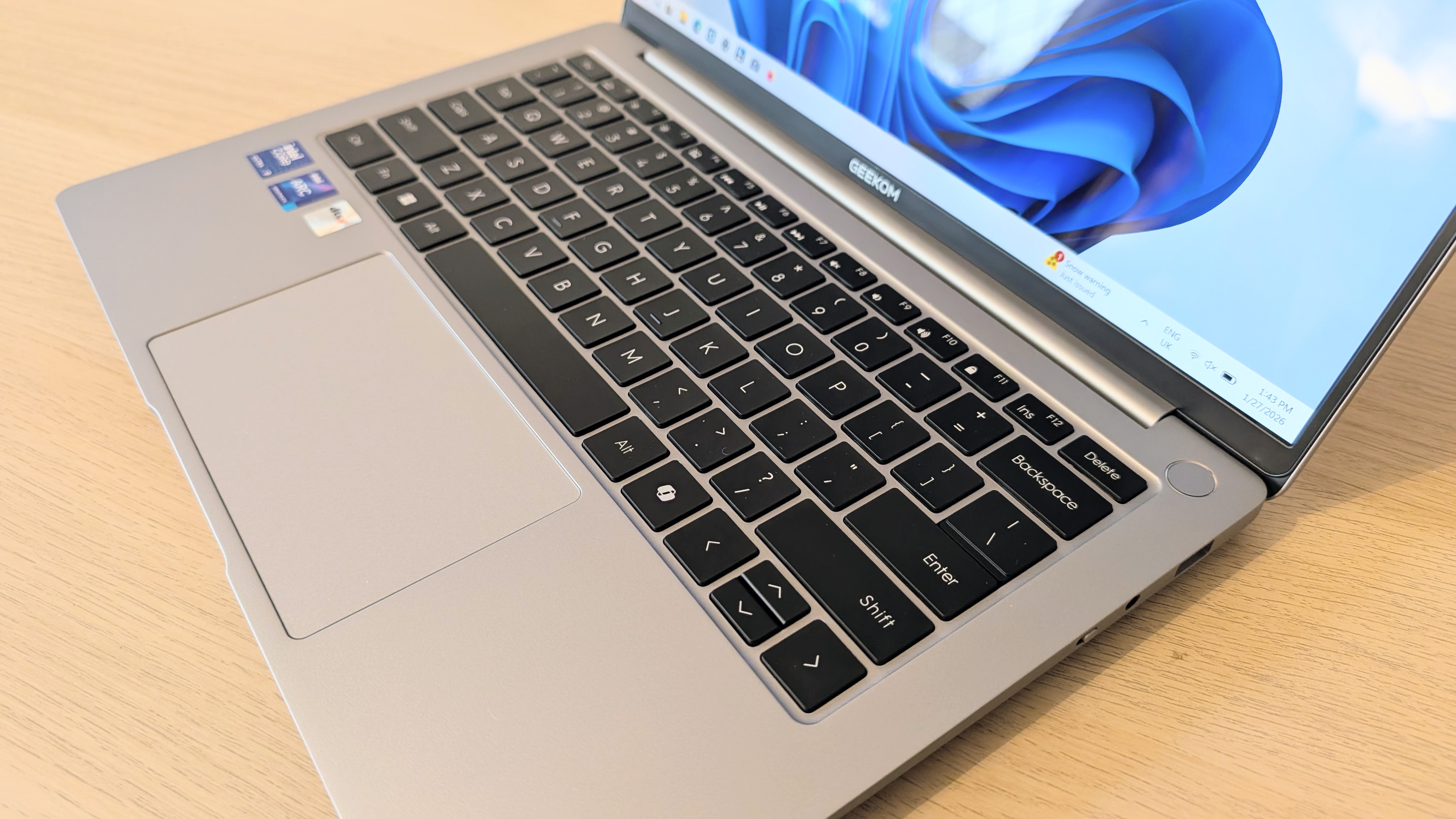 The Geekom X14Pro on a desk