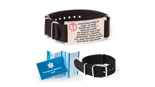 Best medical alert bracelets: NATO Nylon Medical Alert ID Bracelet