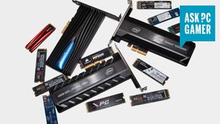 Collection of NVMe SSDs