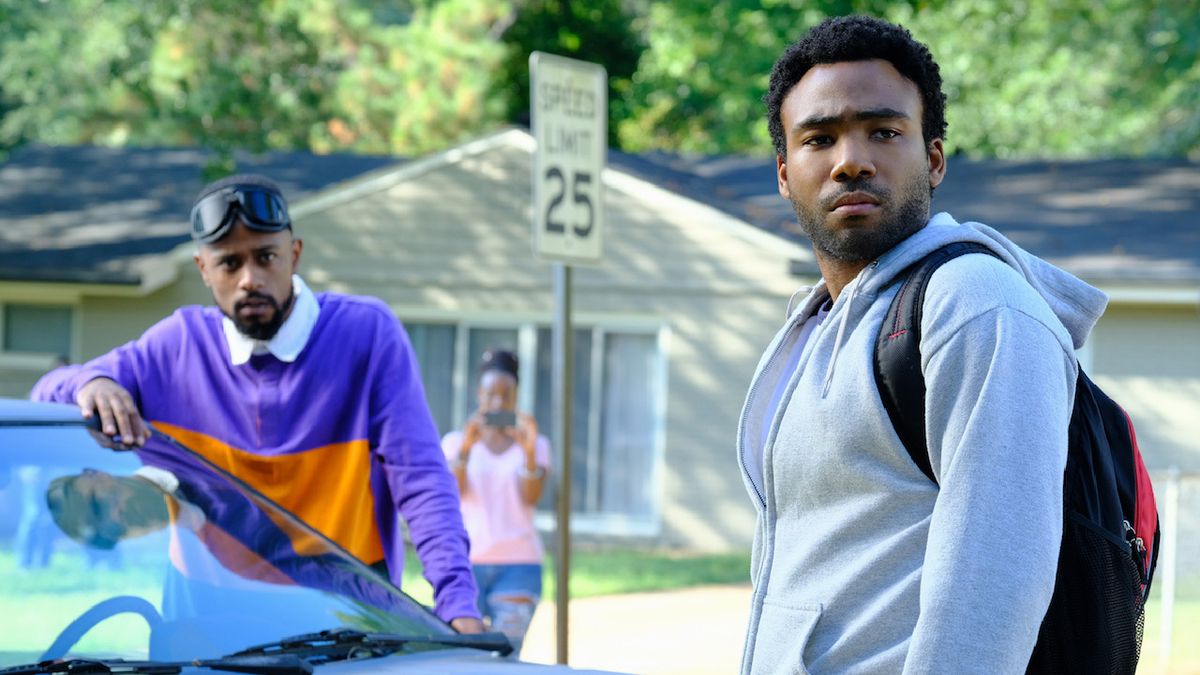 Donald Glover and Lakeith Stanfield in Atlanta.