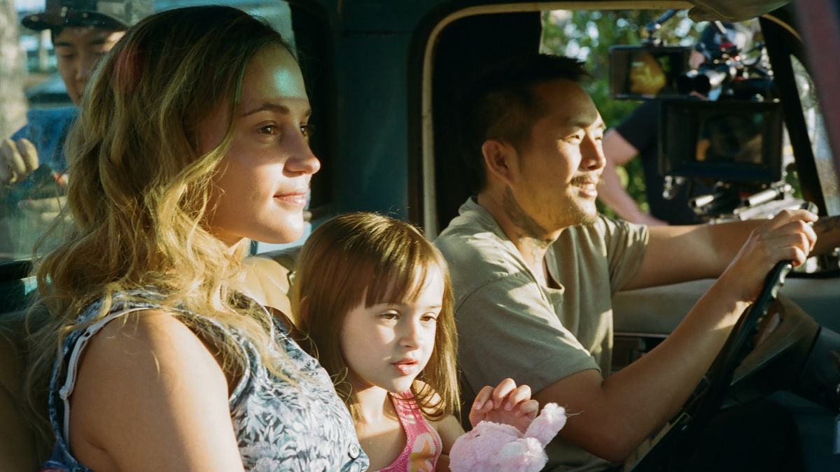 Alicia Vikander, Sydney Kowalske, and Justin Chon in &#039;Blue Bayou&#039;.