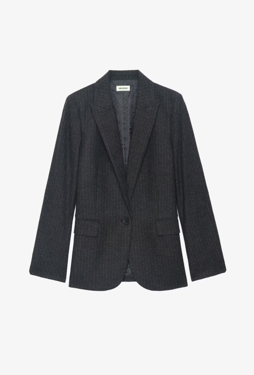 An image of a grey blazer.