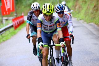 SAINTGAUDENS FRANCE JULY 13 Jan Bakelants of Belgium and Team Intermarch Wanty Gobert Matriaux in breakaway during the 108th Tour de France 2021 Stage 16 a 169km stage from Pas de la Casa to SaintGaudens LeTour TDF2021 on July 13 2021 in SaintGaudens France Photo by Tim de WaeleGetty Images