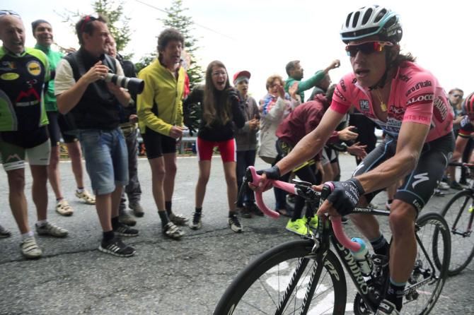 Rigoberto Uran (Omega Pharma - QuickStep) cracked on the final climb