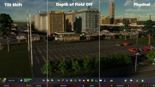 Depth of field settings in Cities Skylines 2.