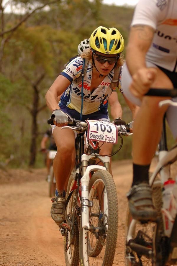 Lisa Pleyer digs deep on the climb