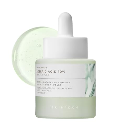 Skin1004 Azelaic Acid 10% Ampoule, Hydrating Face Serum for Blemish-Prone &amp;amp; Irritated Skin, Soothing Care for Visible Marks With Centella, Niacinamide-Free, Korean Skin Care, 1.01 Fl.oz / 30ml