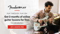 Get 3 months of Fender Play guitar lessons for FREE