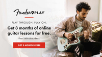 3 months of Fender Play for FREE – start playing guitar today