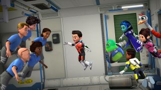 Miles from Tomorrowland and his "Mission Force One" friends work with real-life International Space Station astronauts and cosmonauts Scott Kelly, Yvonne Cagle, Jeanette Epps, Samantha Cristoforetti and Mikhail Kornienko in the episode "The Space Station Situation."
