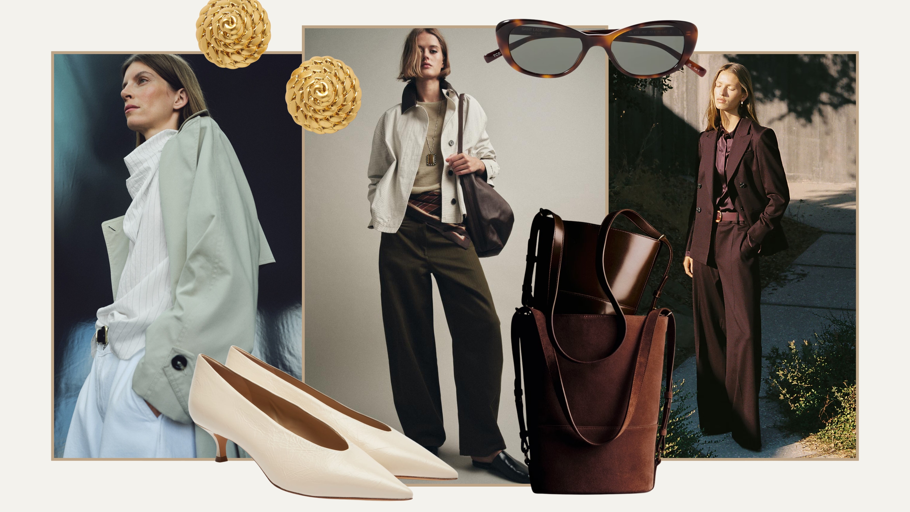 Looks and products from Mango, Zara, Reiss, Julietta, Net-a-Porter, SÉZANE, Saint Laurent, Mytheresa, Le Monde Beryl.
