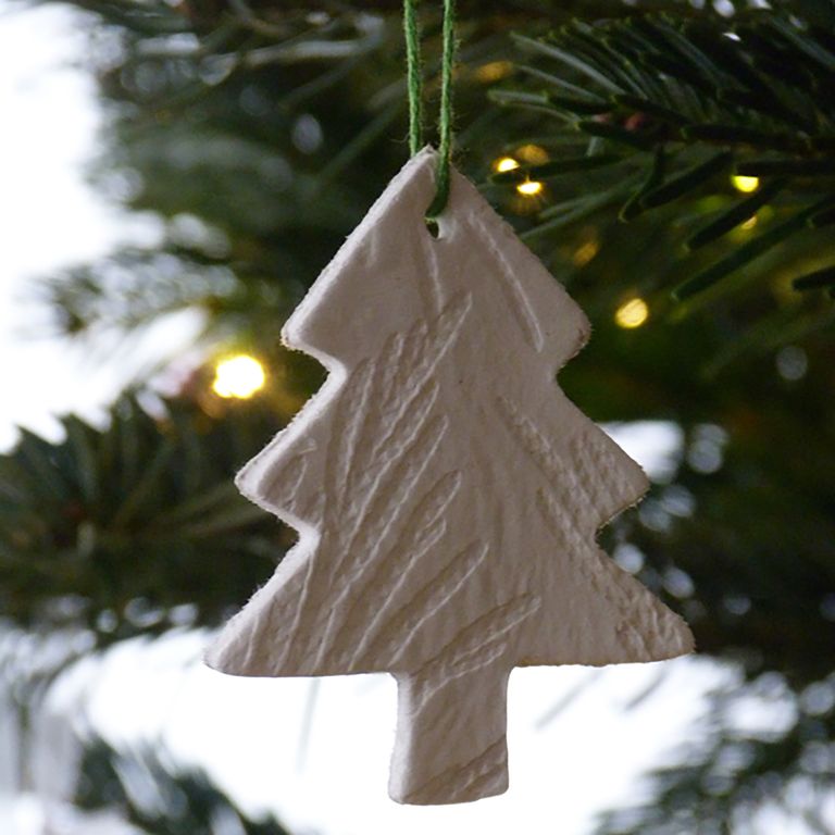 How to make DIY air dry clay Christmas decorations | Ideal Home