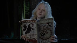 Evanna Lynch as Luna Lovegood in Harry Potter and the Order of the Phoenix.