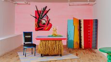 Colourful Day-Glo furniture by Dan Friedman