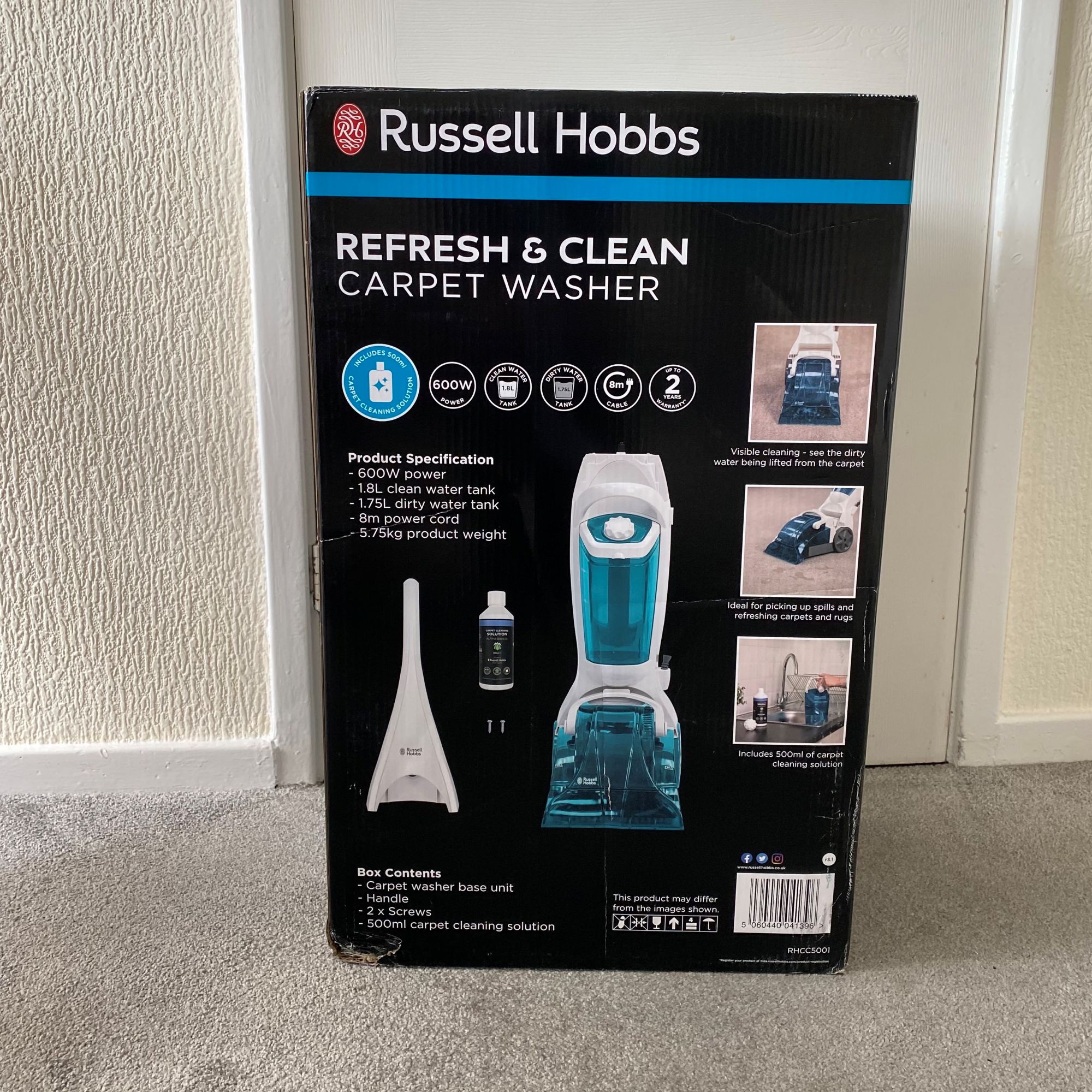 Russell Hobbs Upright Carpet Cleaner review