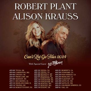 Robert Plant & Alison Krauss tour poster
