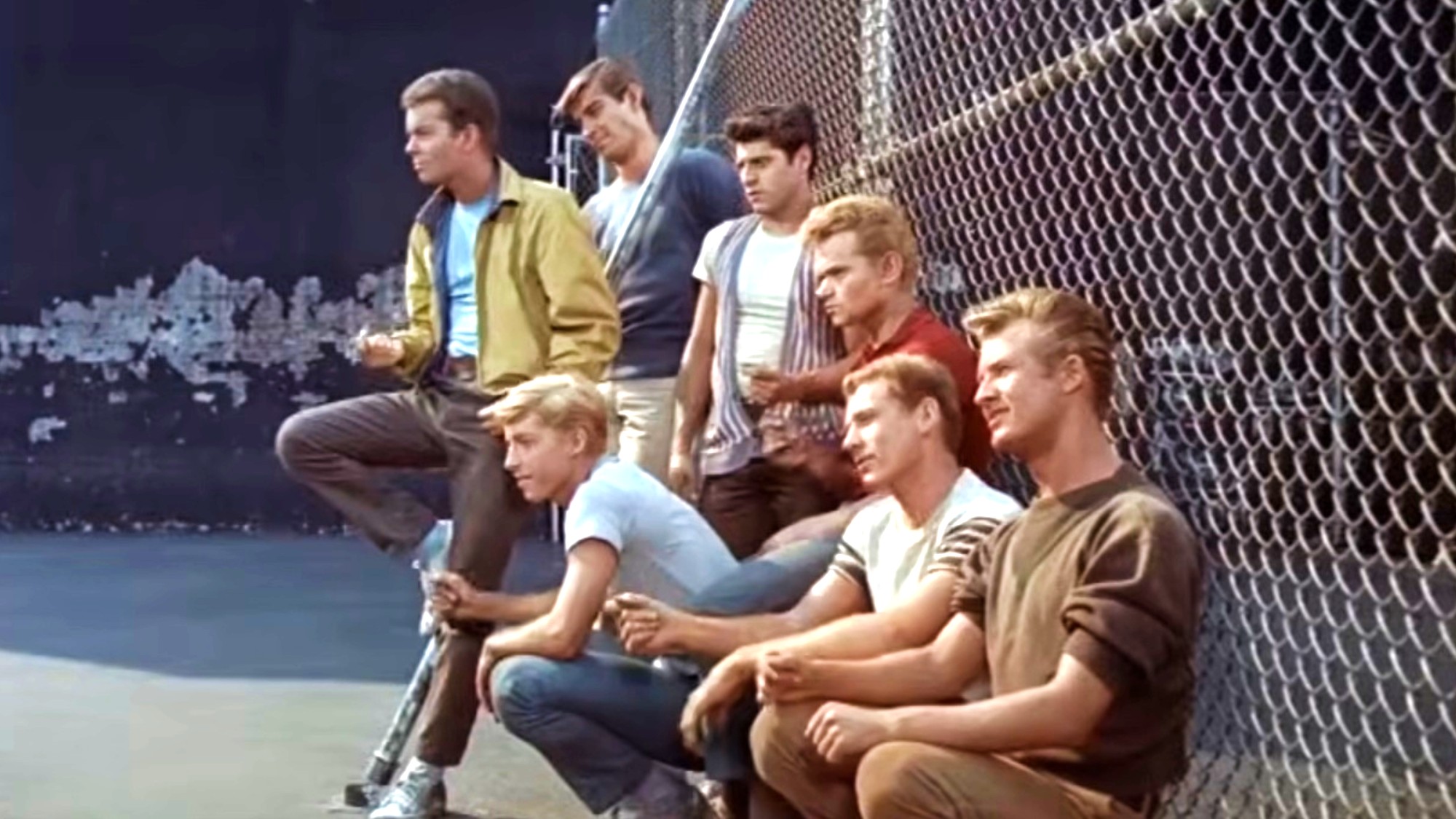 The Jets getting ready to rumble in West Side Story