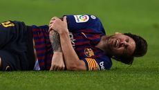 Lionel Messi injured