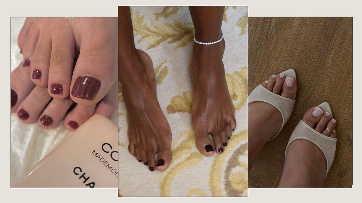 From Chocolate Cherry to Milky French, These Are the Pedicure Trends to Save Down Now for the Year Ahead