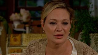 Sharon Case as Sharon upset in The Young and the Restless