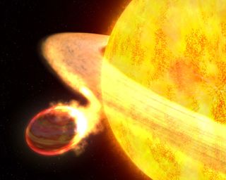 Star Devours Hottest Known Alien Planet