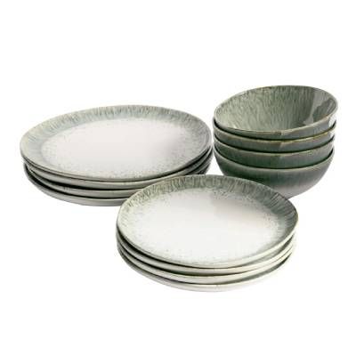 Madeira Stoneware Reactive Glaze 12pcs Set