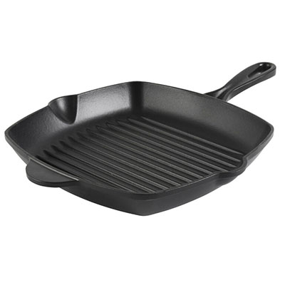 Pro Cook cast iron griddle pan