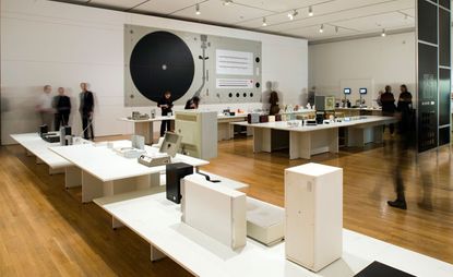 Installation view of Less and More at the Design Museum