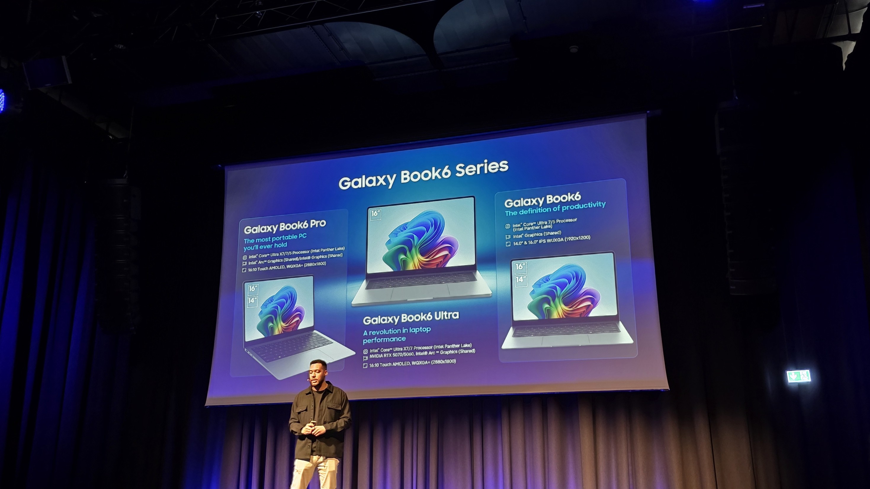 Samsung Galaxy Book6-event in Milaan