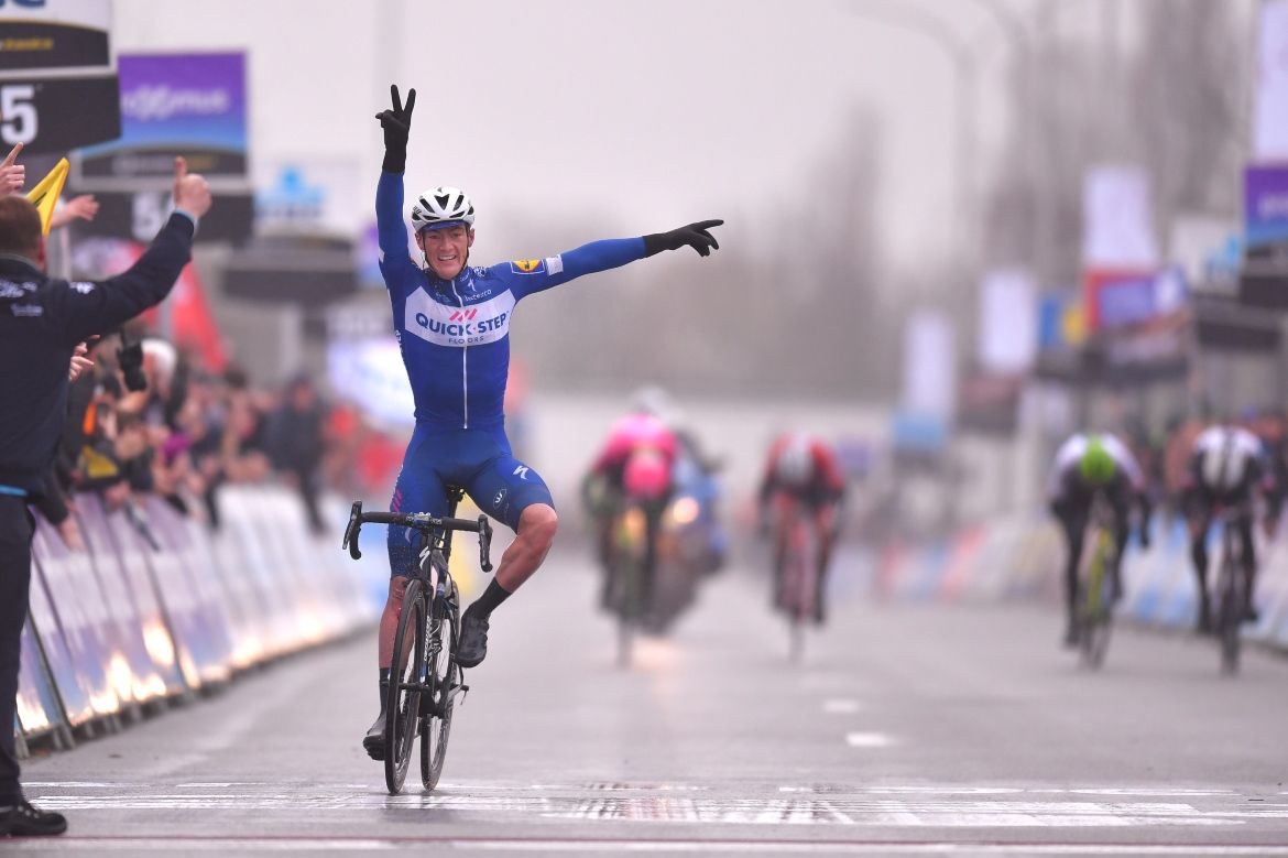 Yves Lampaert (Quick-Step Floors) enjoys the moment