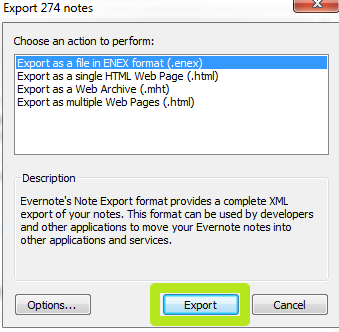 export evernote to apple notes
