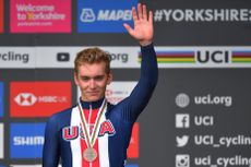 Magnus Sheffield at the Road World Championships 2019 in Harrogate, Yorkshire