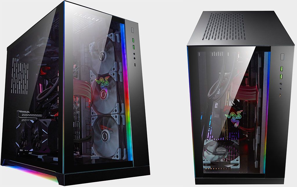 PCケース(自作PC用) Lianli O11 DYNAMIC RAZER Edition PC-O11 Dynamic Razer Edition - Black Tempered Glass ATX