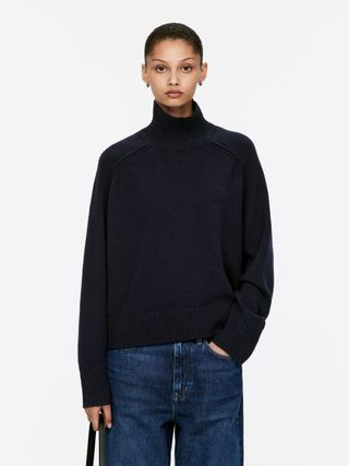 Roll-Neck Wool Jumper