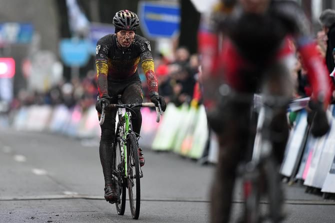 Sven Nys finishes Bpost Bank Trofee Azencross.