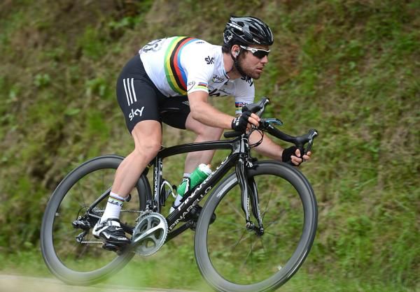 Mark Cavendish did plenty of work for Sky team leader Bradley Wiggins on stage 14